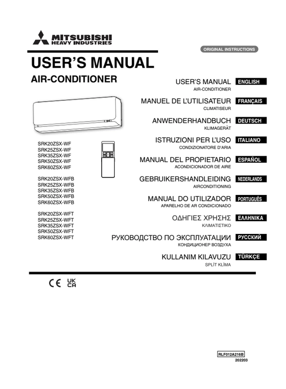Anwenderhandbuch SRK20-60ZSX-WF, -WFB, -WFT