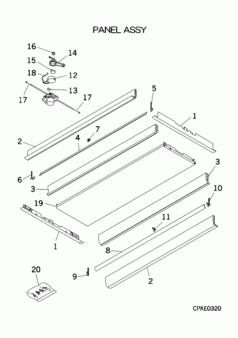 A: Paneel TW-PSA-45W-E/1