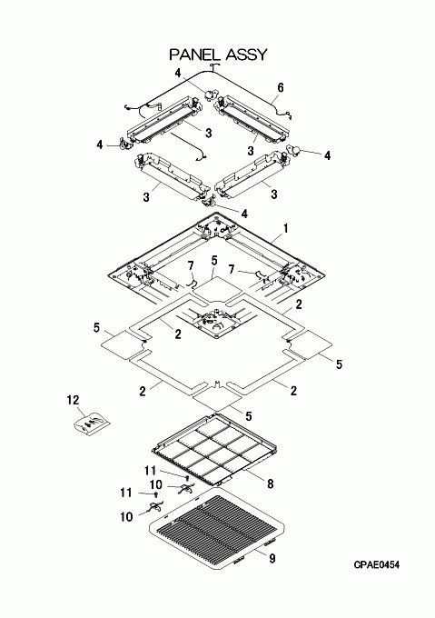 A: Standardpaneel TC-PSAG-5AW-E/1