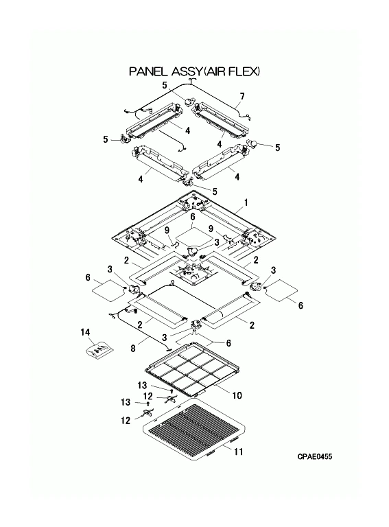 A: Komfortpaneel TC-PSAGE-5AW-E/1