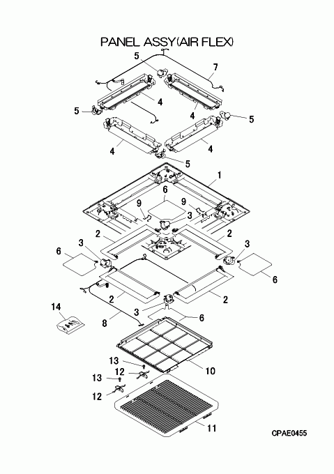 A: Komfortpaneel TC-PSAGE-5AW-E/1