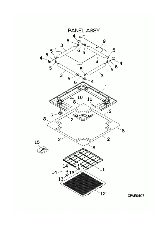 A: Standardpaneel T-PSA-5BB-E/1