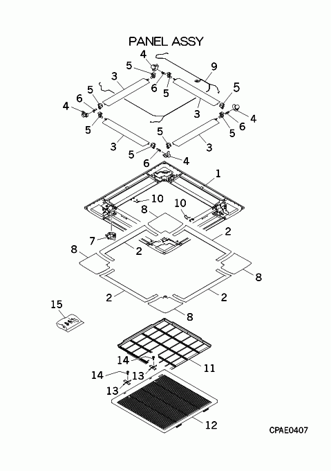 A: Standardpaneel T-PSA-5BB-E/1