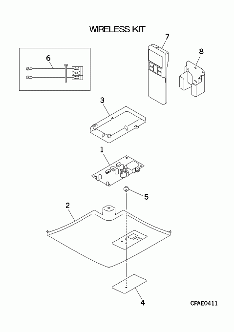 A: Infrarotfernbedienungsset