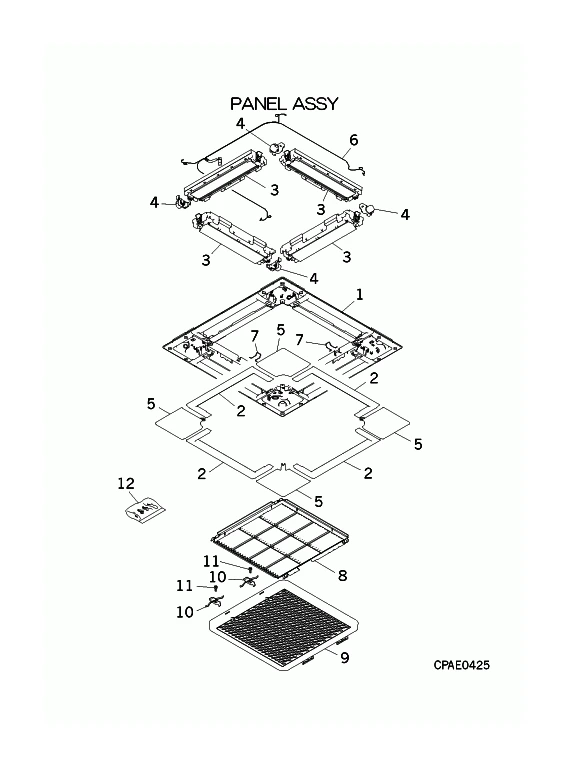 A: Standardpaneel TC-PSA-5AW-E/1