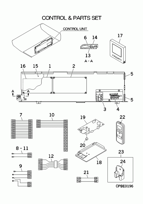 D: Steuereinheit und Teilesatz