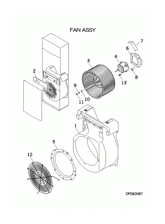 C: Ventilator und Gehäuse