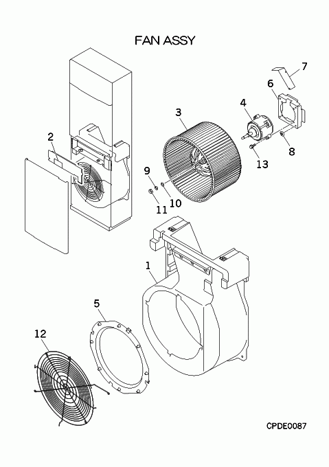 C: Ventilator und Gehäuse