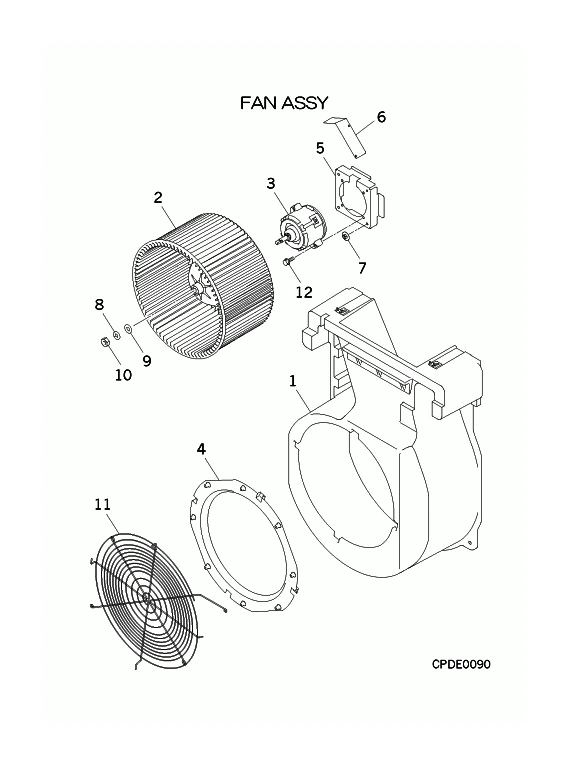 C: Ventilator und Gehäuse