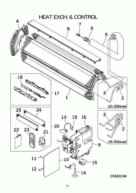 B: Wärmeübertrager und Steuereinheit