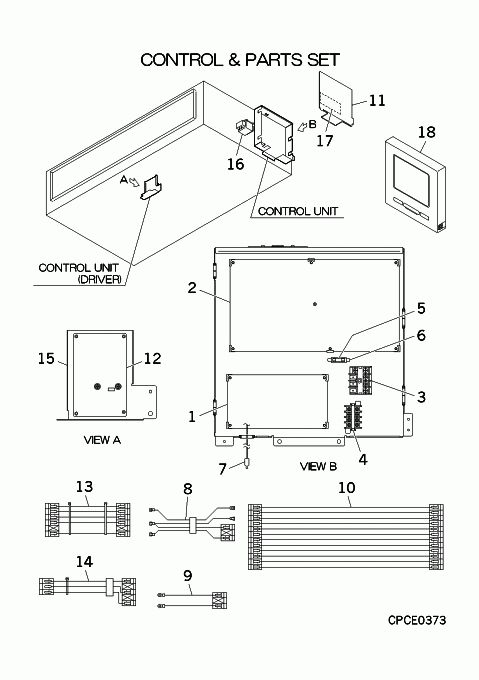 C: Steuereinheit und Teilesatz