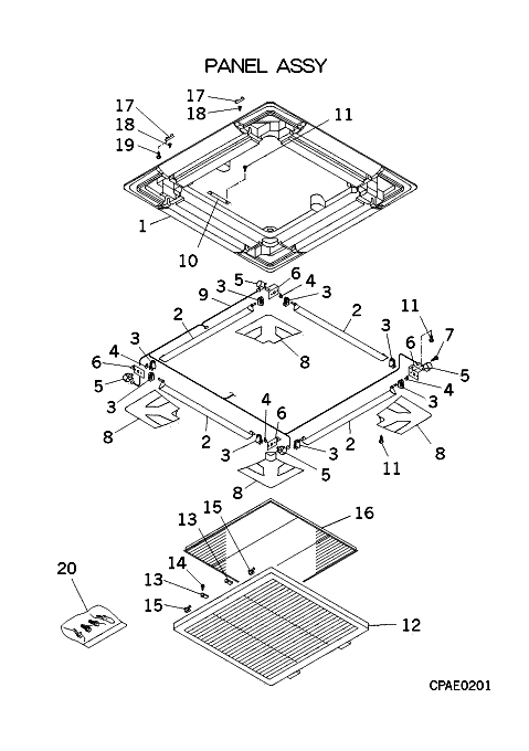 A: Paneel T-PSA-34W-E/1