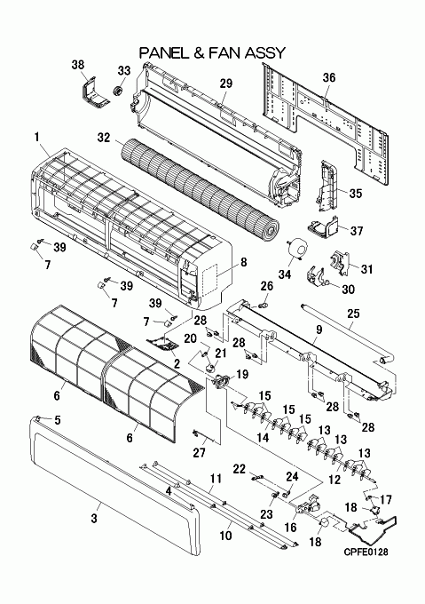 A: Verkleidung und Ventilator