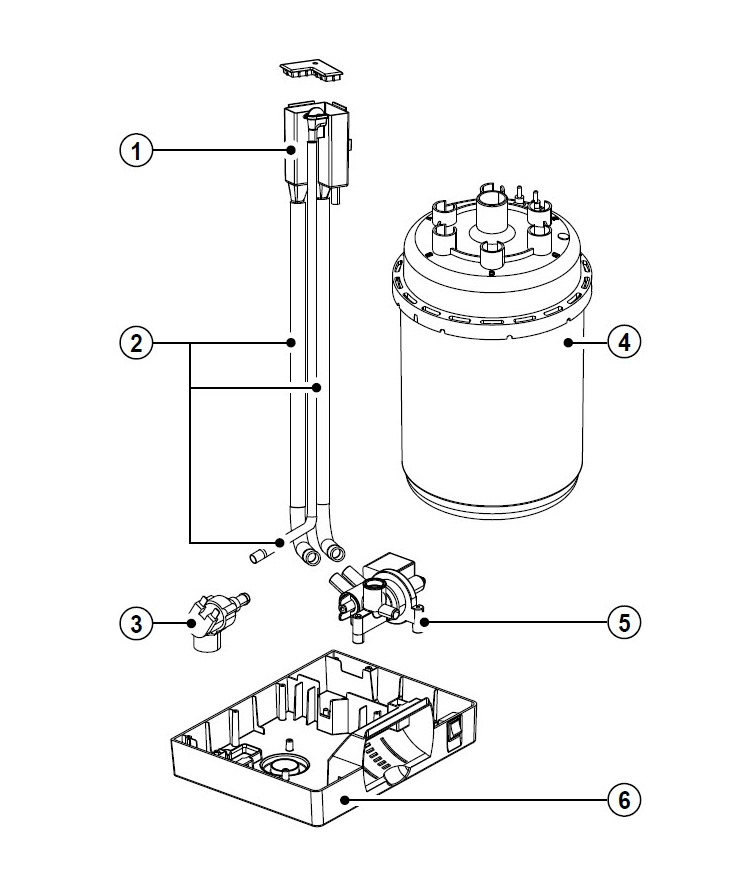 A: Wasserführende Bauteile