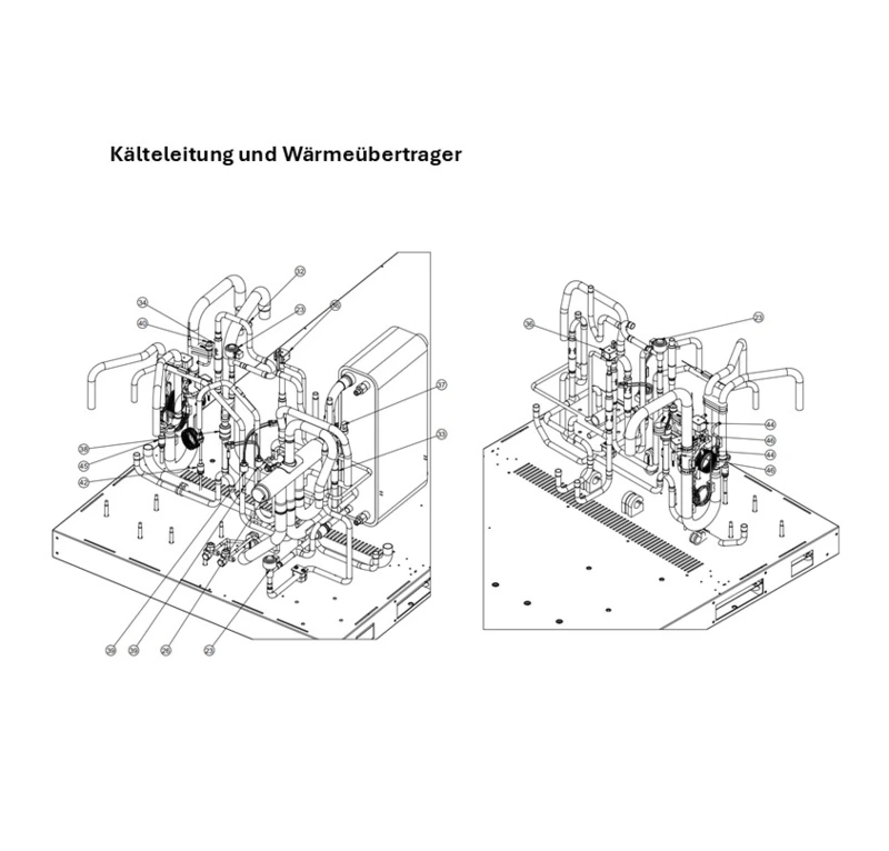 D: Kälteleitung und Wärmeübertrager