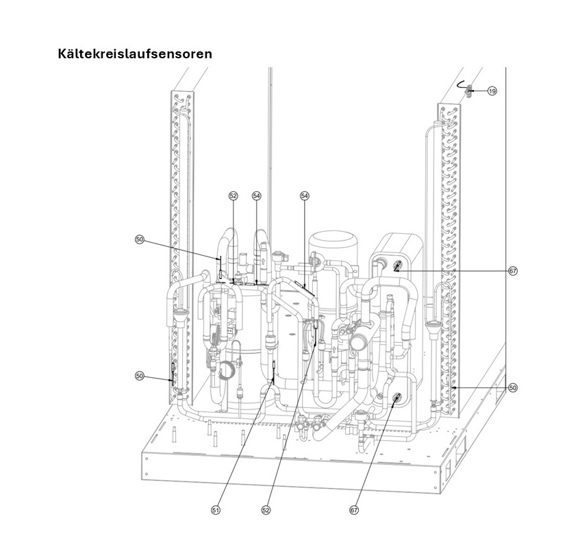 E: Kältekreislaufsensoren