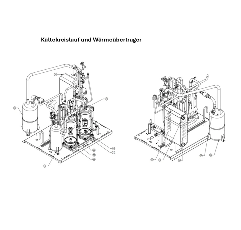 C: Kältekreislauf und Wärmeübertrager