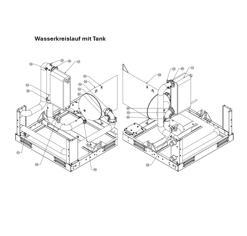 F: Wasserkreislauf mit Tank