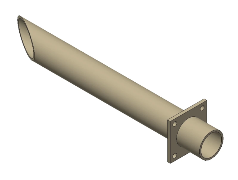 Nebelauslassrohr STH001  1